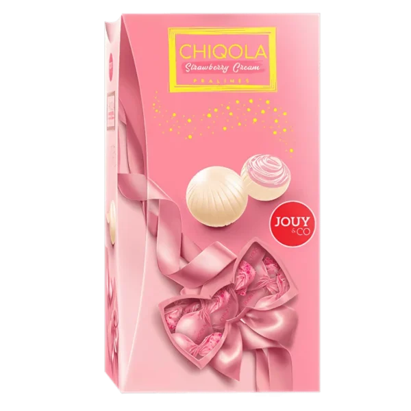 CHIQOLA PRALINES STRAWBERRY CREAM 130G