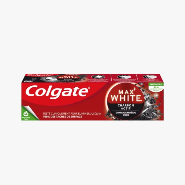 DENTIFRICE COLGATE MAX WHITE CHARCOL 75ML