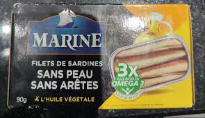 FILET DE SARDINE MARINE 90G