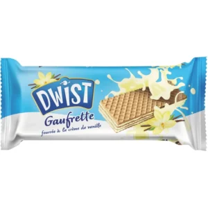BISCUIT GAUFRETTE CHOCOLAT-VANILLE DWIST 24G
