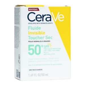 CERAVE FLUIDE SOLAIRE TOUCHER SEC SPF 50  50 ML
